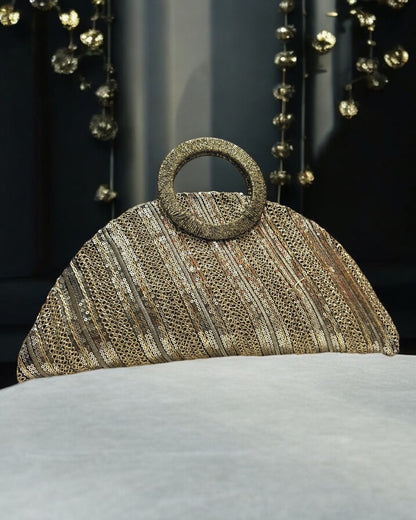 Golden look bag