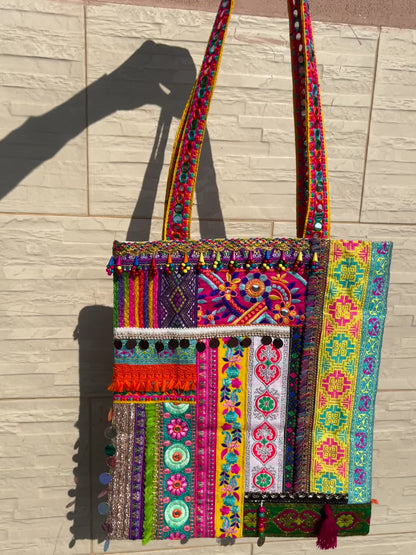 Colorful tote bag