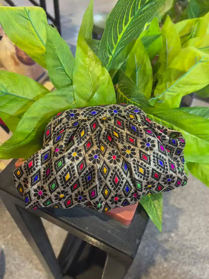 Flowery jocker small pouch